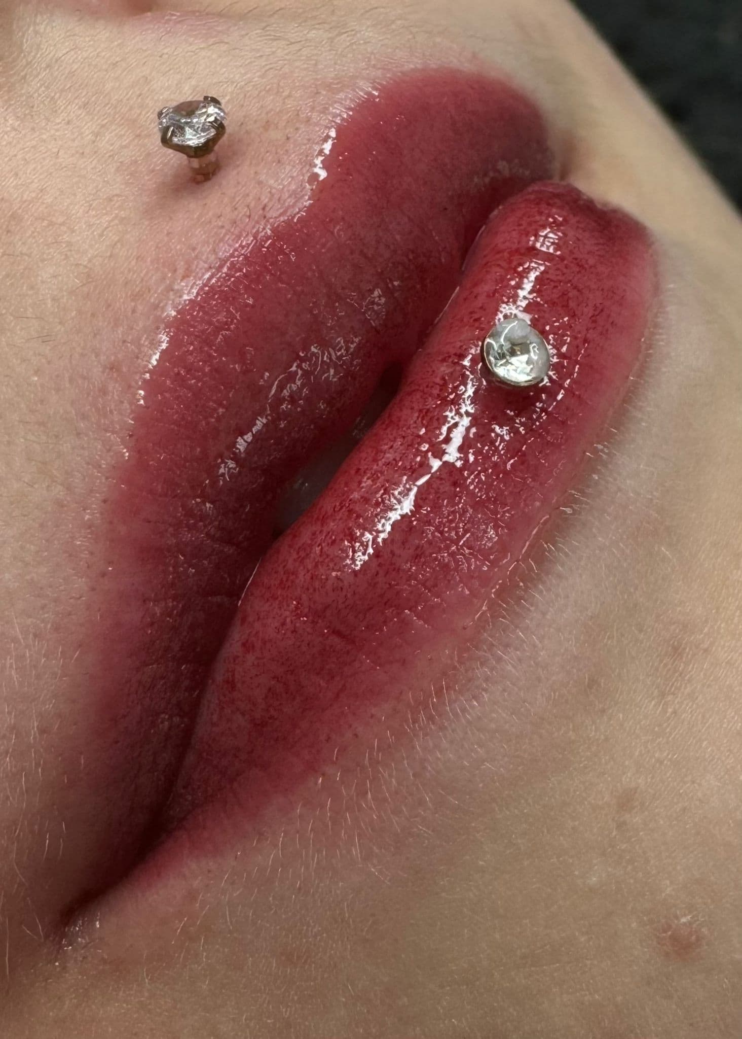 Klassische Wimpernverlängerung - Seitenansicht
